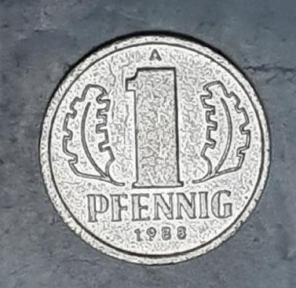 1 Pfennig 1988, DDR