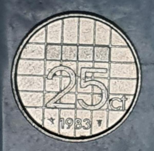 25 Cent 1983 Königin Beatrix, Niederlande