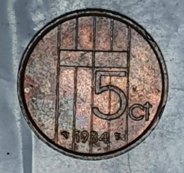 5 Cent 1984 Königin Beatrix, Niederlande