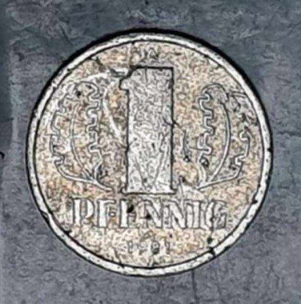 1 Pfennig 1981, DDR