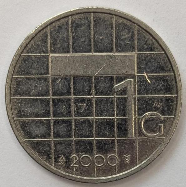 1 Gulden 2000, Königin Beatrix, Niederlande