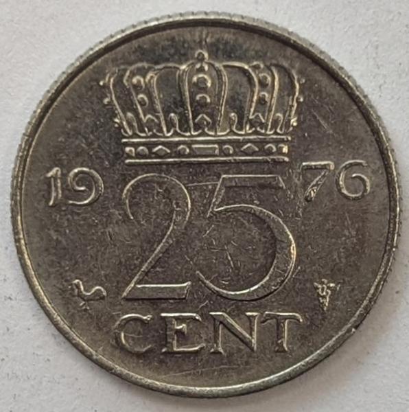 25 Cent 1976, Königin Juliana, Niederlande