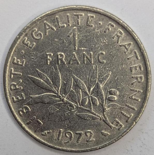 1 Francs 1972, Frankreich
