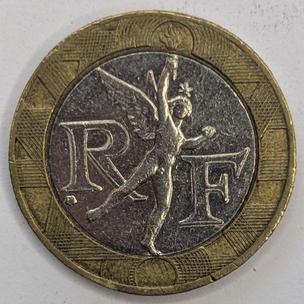 10 Francs 1990, Frankreich