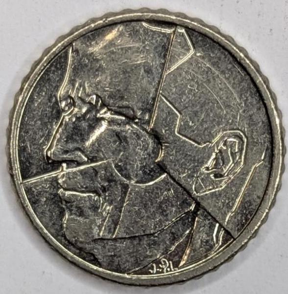 50 Franc 1987, Legende in französisch-" Belgique", König Baudouin I, Belgien