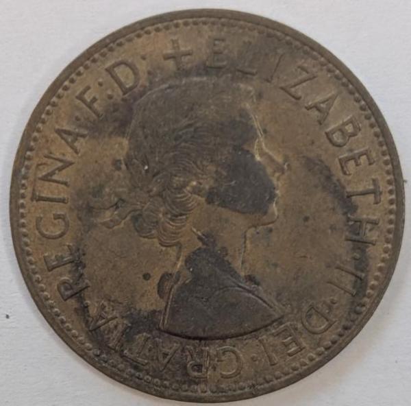 1 Penny 1967, Königin Elizabeth II., Großbritannien