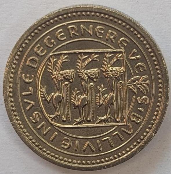 1 Pound 1983, Königin Elizabeth II., Guernsey