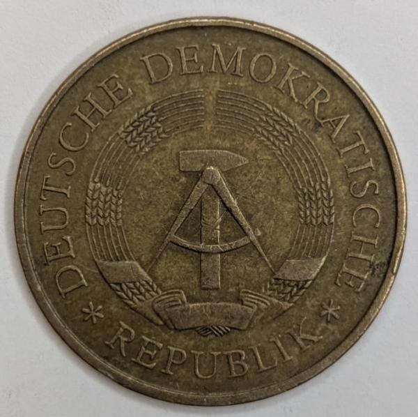 5 Mark 1969, 20 Jahre DDR Gedenkmünze, DDR