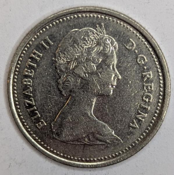 25 Cent 1981, Königin Elizabeth II., Kanada