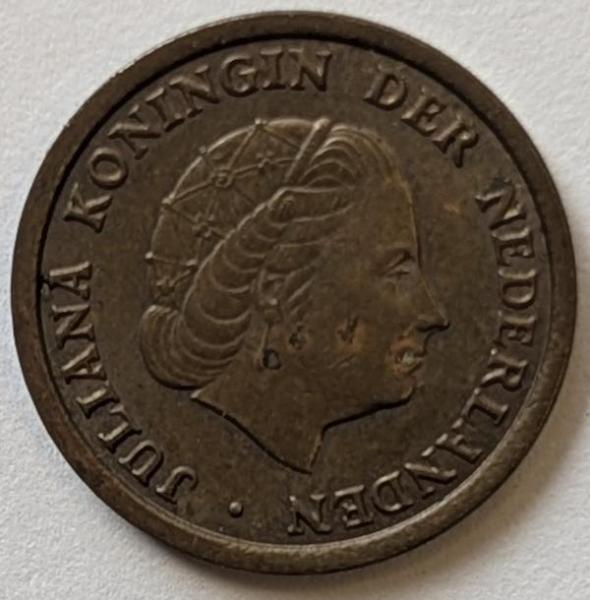 1 Cent 1964, Königin Juliana, Niederlande