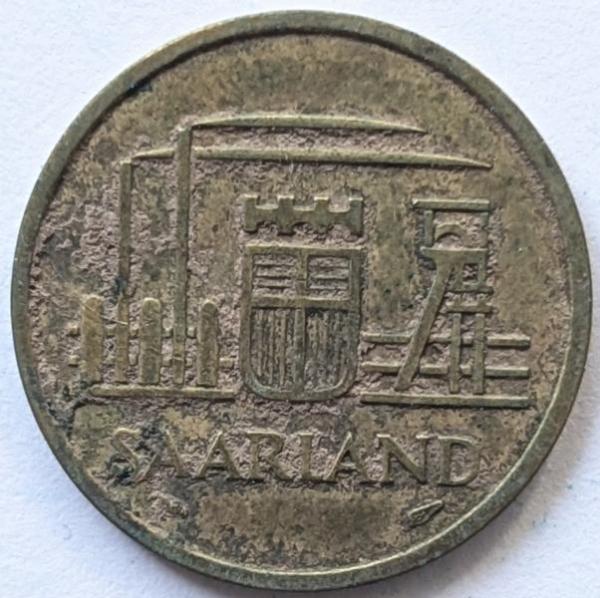 20 Franken 1954, Saarland