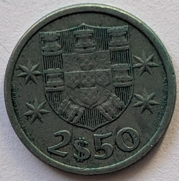 2,5 Escudos 1964, Portugal