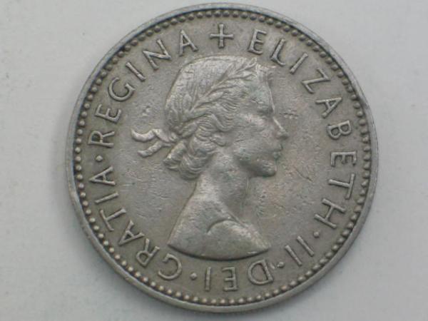 1 Schilling 1958, Großbritannien