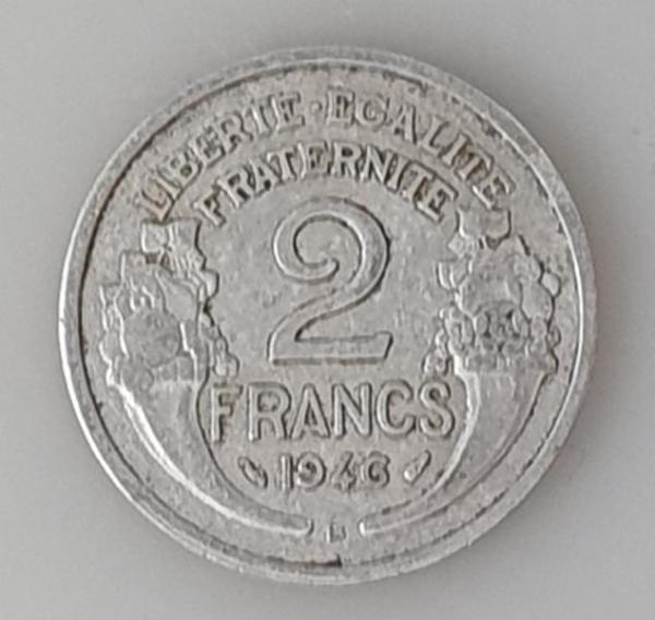 2 Francs 1946 B, Frankreich