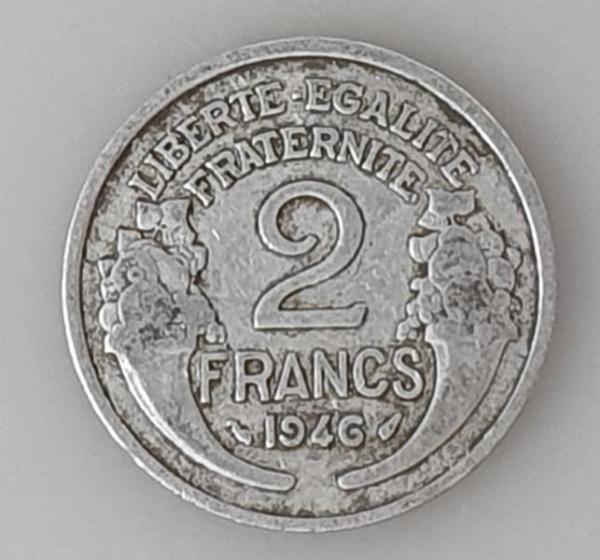 2 Francs 1946, Frankreich