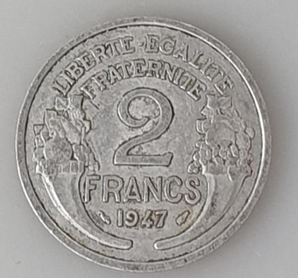 2 Francs 1947, Frankreich