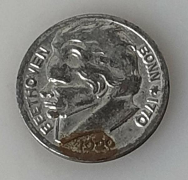 10 Pfennig 1920, Stadt Bonn, Notgeld, Weimarer Republik aus Eisen -2 und 9 offen-