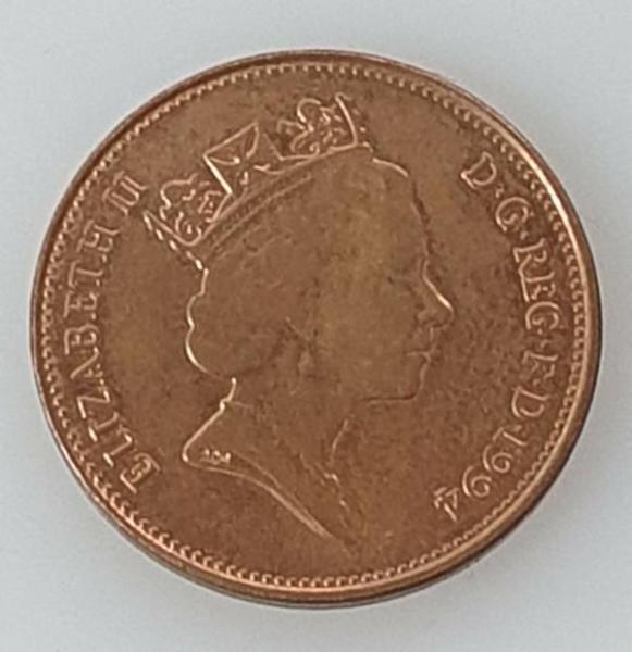 2 Pence 1994, Königin Elizabeth II., Großbritannien