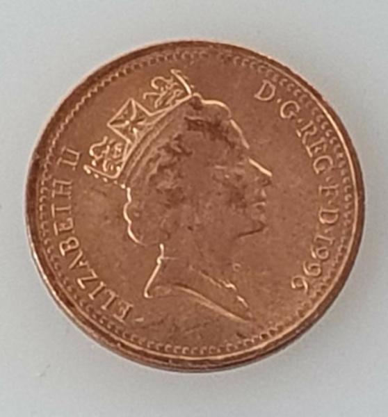 1 Penny 1996, Königin Elizabeth II. , Großbritannien