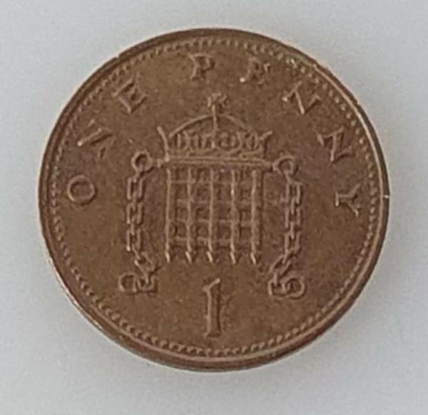 1 Penny 1987, Königin Elizabeth II. , Großbritannien