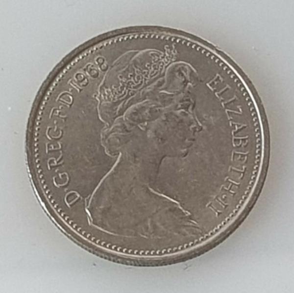 5 New Pence 1968 Königin Elisabeth II, Großbritannien