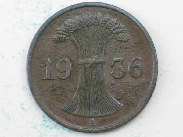 1 Reichspfennig 1936, Deutschland Weimarer Republik