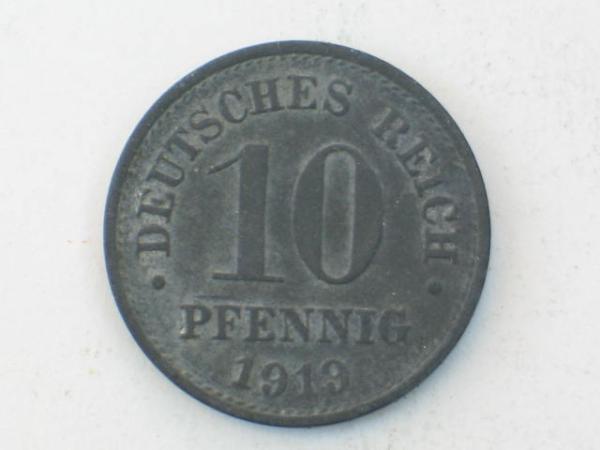 10 Pfennig 1919, Deutsches Kaiserreich