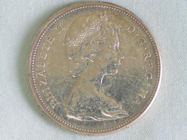 1 Dollar "Elizabeth II - Wildgans" 1967 Kanada aus 800er Silber