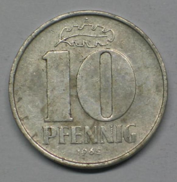 10 Pfennig 1985 A -Deutsche Demokratische Republik-