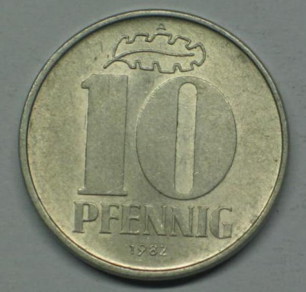 10 Pfennig 1985 A -Deutsche Demokratische Republik-