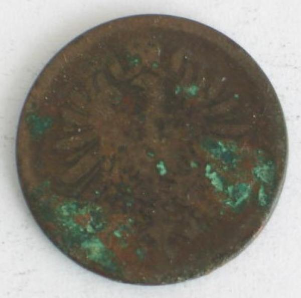 2 Pfennig Kaiserreich 1875 - aus Bronze