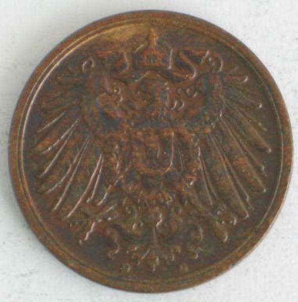 2 Pfennig Kaiserreich 1912 D aus Bronze