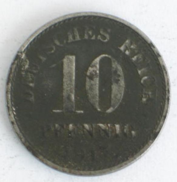 10 Pfennig Kaiserreich 1917 - aus CuNi