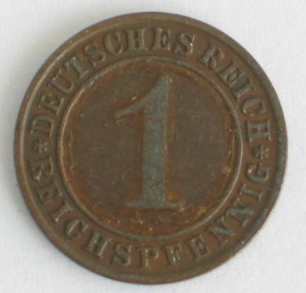 1 Reichspfennig 1934 A aus Bronze Weimarer Republik