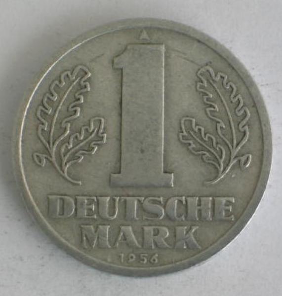 1 Deutsche Mark 1956 A -Deutsche Demokratische Republik-