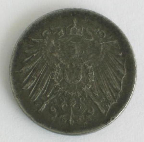 5 Pfennig Kaiserreich 1921 D~ aus Eisen