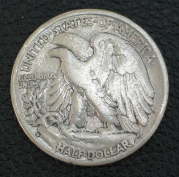 Half Dollar, 1/2 Dollar "Liberty" 1943 USA 900er Silbermünze