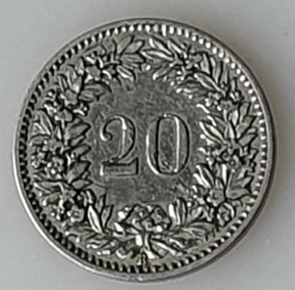 20 Rappen 1906, Schweiz