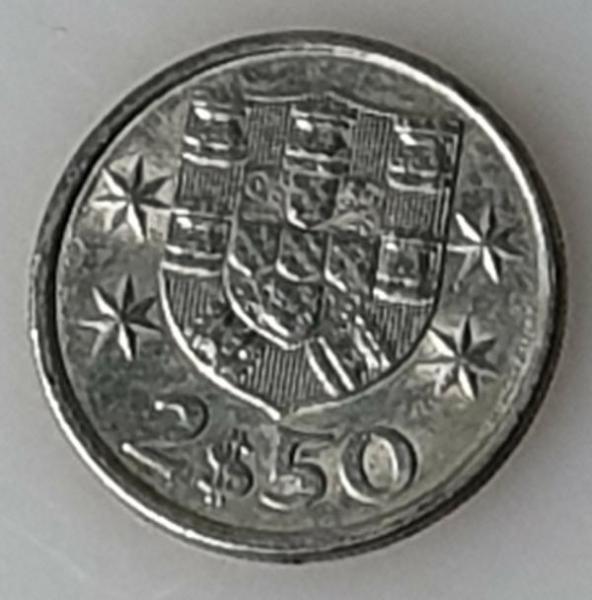 2,5 Escudos 1983, Portugal