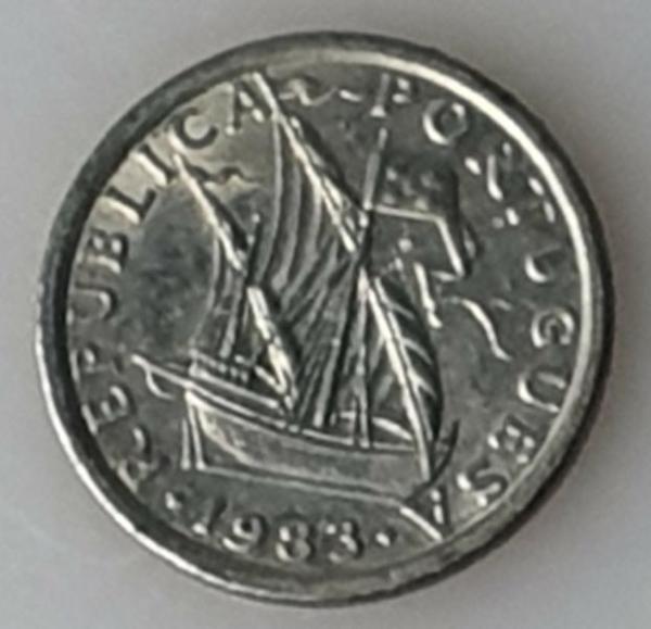 2,5 Escudos 1983, Portugal