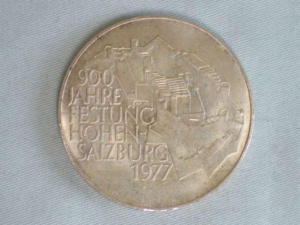 100 Schilling 900 Jahre Festung Hohensalzburg 1977