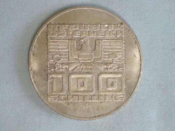 100 Schilling 900 Jahre Festung Hohensalzburg 1977