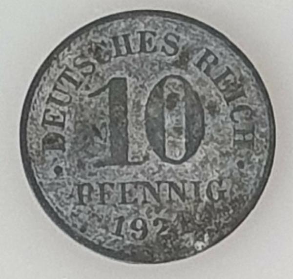 10 Pfennig 1921, Deutsches Kaiserreich