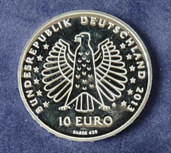 10 EUR Gedenkmünze "Heinrich Hertz" aus 625er Silber