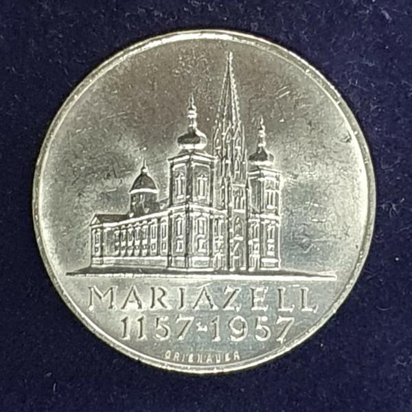 25 Schilling Österreich "Mariazell" 800er Silbermünze