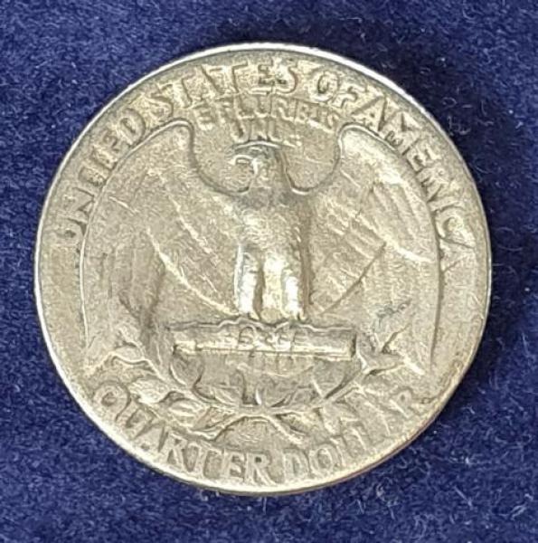 1/4 Dollar 1952, Washington Quarter, USA aus 900er Silber