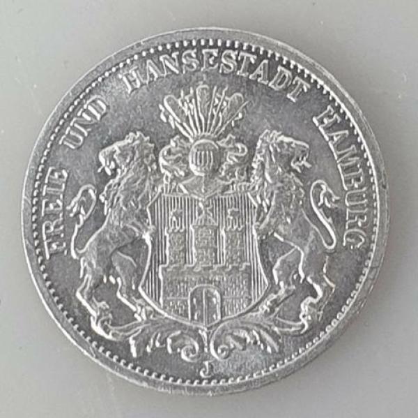 200.000 Mark 1923 J Notgeld Stadt Hamburg Weimarer Republik aus Aluminium