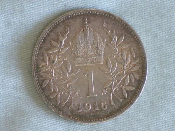 1 Krone 1916 Silbermünze 835
