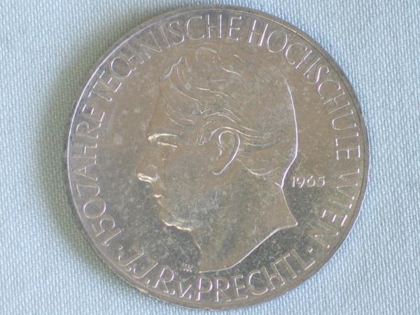 25 Schilling Österreich "Technische Hochschule Wien" aus 800er Silber
