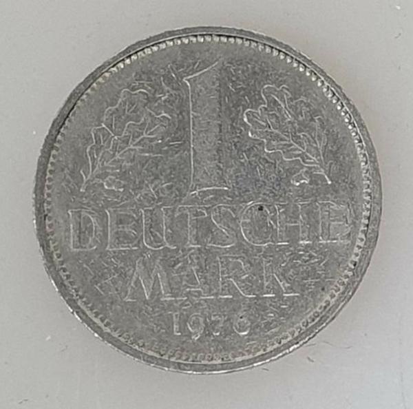 1 DM 1976 F  -Bundesrepublik Deutschland-